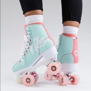 Rio Roller Skate - pink and blue size 8